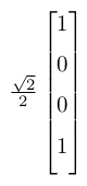 Bell State Matrix